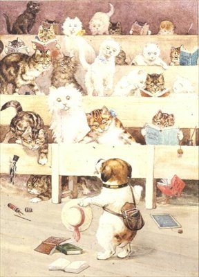 W złej klasie autorstwa Louis Wain