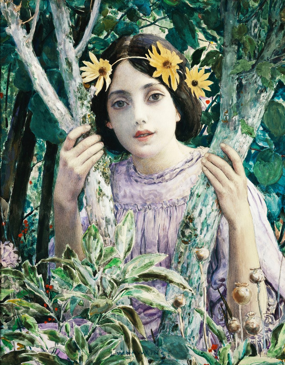 Idylla, autorstwa Louis Welden Hawkins