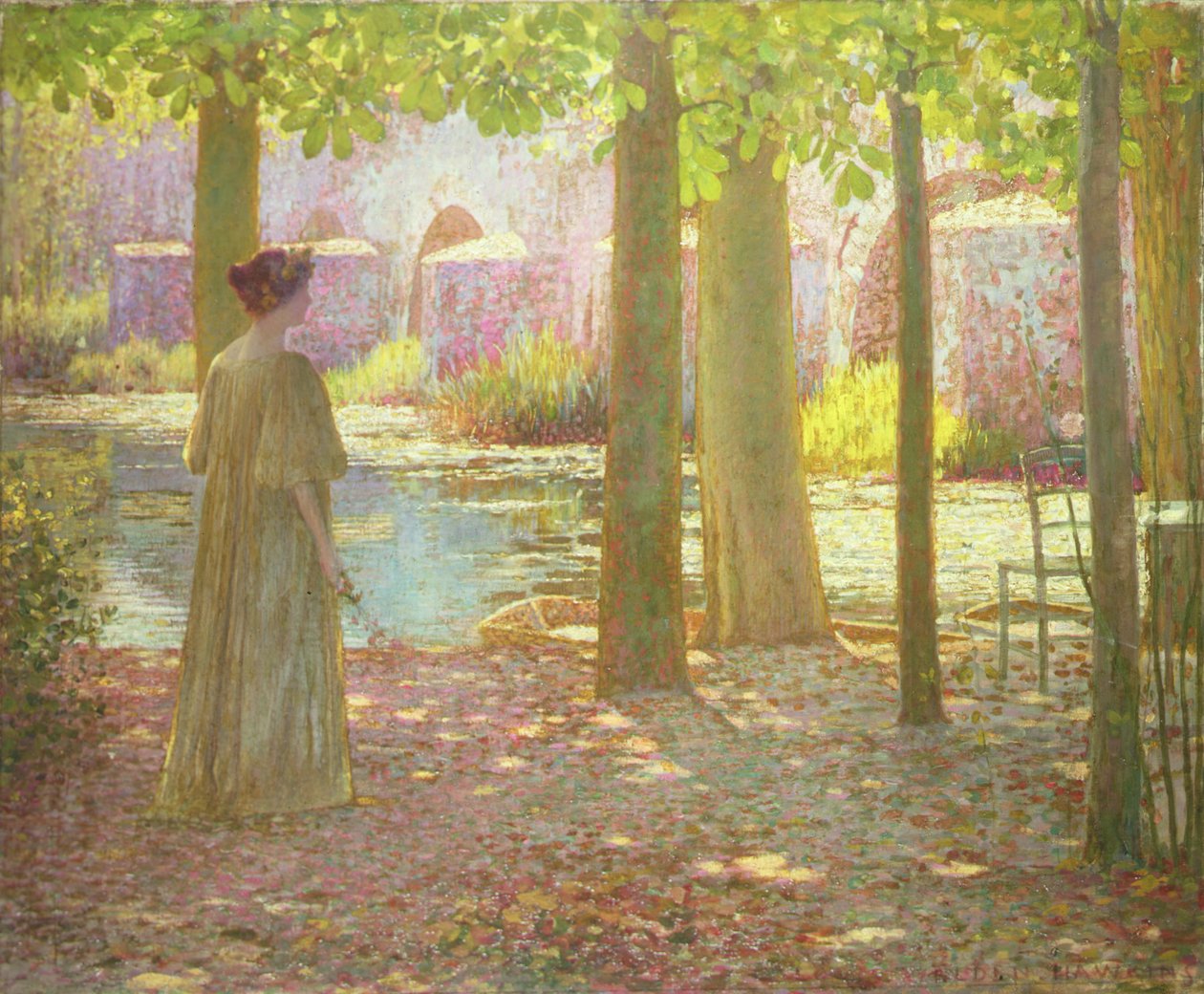 Lato nad rzeką autorstwa Louis Welden Hawkins