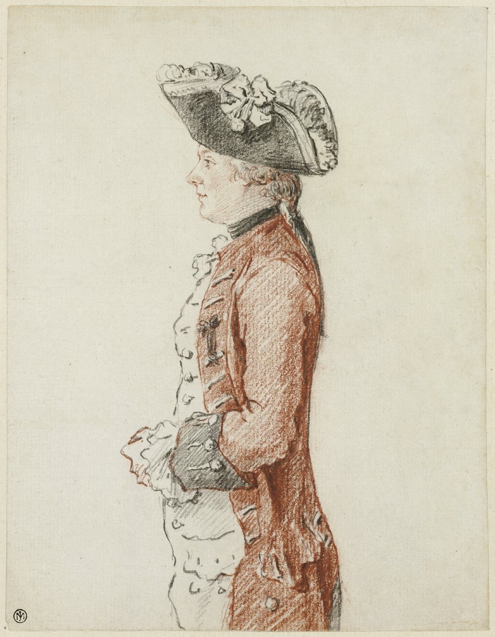 Portret Kawalera de Lézay autorstwa Louis de Carmontelle