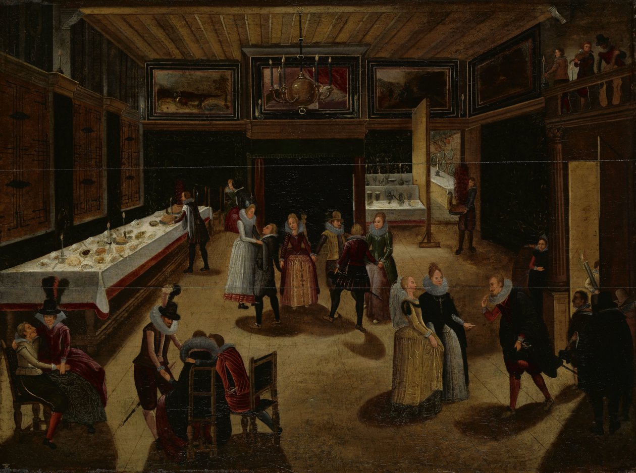 Wieczorna impreza autorstwa Louis de Caullery (manner of)