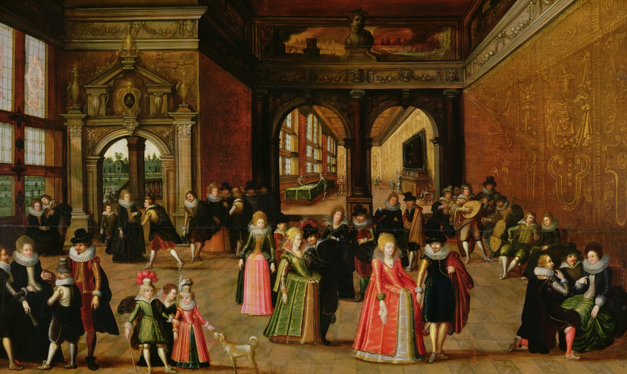 Bal za panowania Henryka IV autorstwa Louis de Caullery