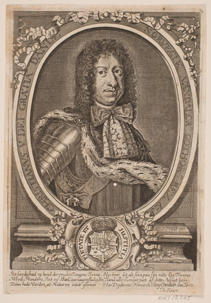 Christian V autorstwa Louis de Chomond Boudan