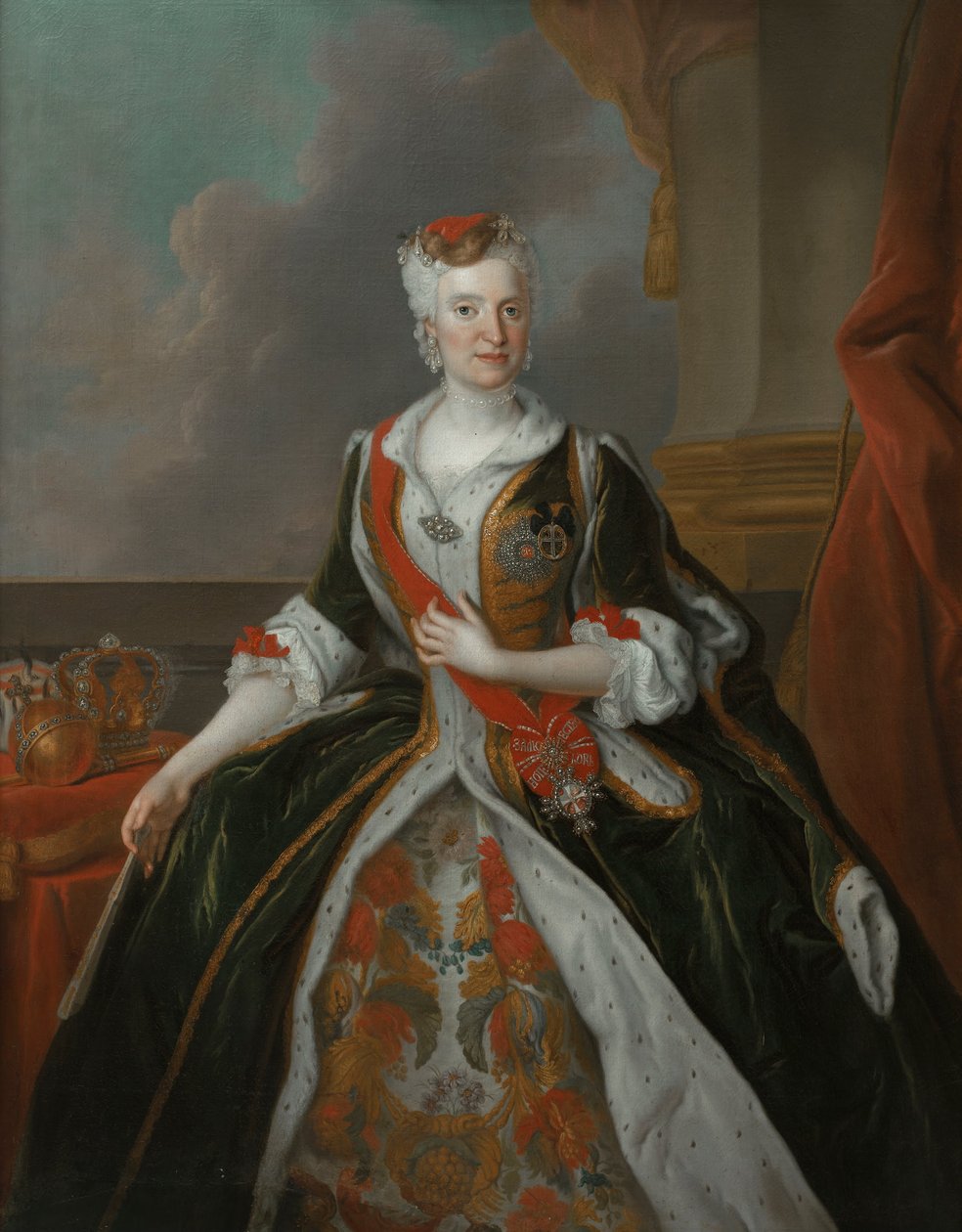 Portret Marii Józefy z Austrii (po 1737) autorstwa Louis de Silvestre