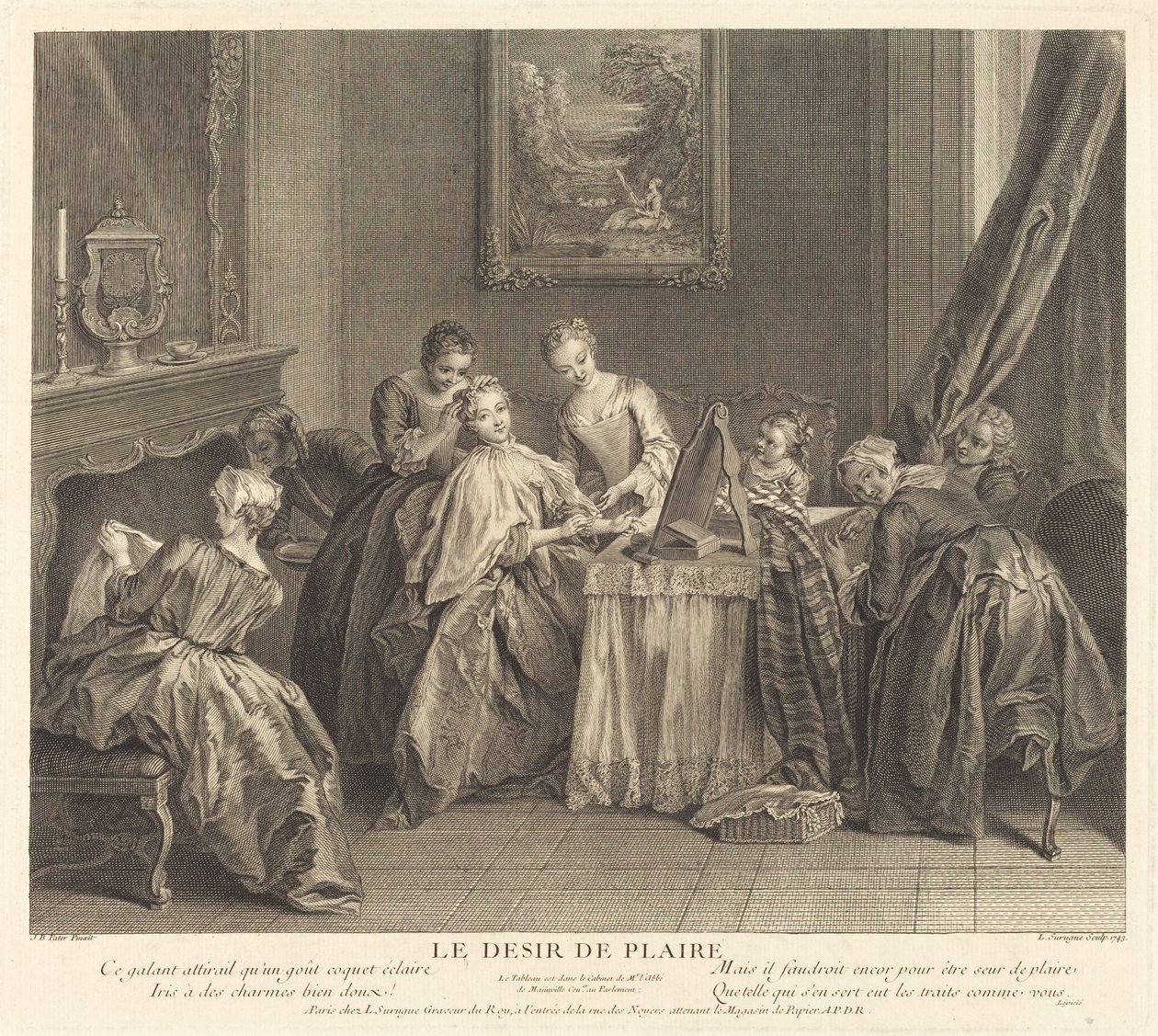 Pragnienie zadowolenia autorstwa Louis de Surugue