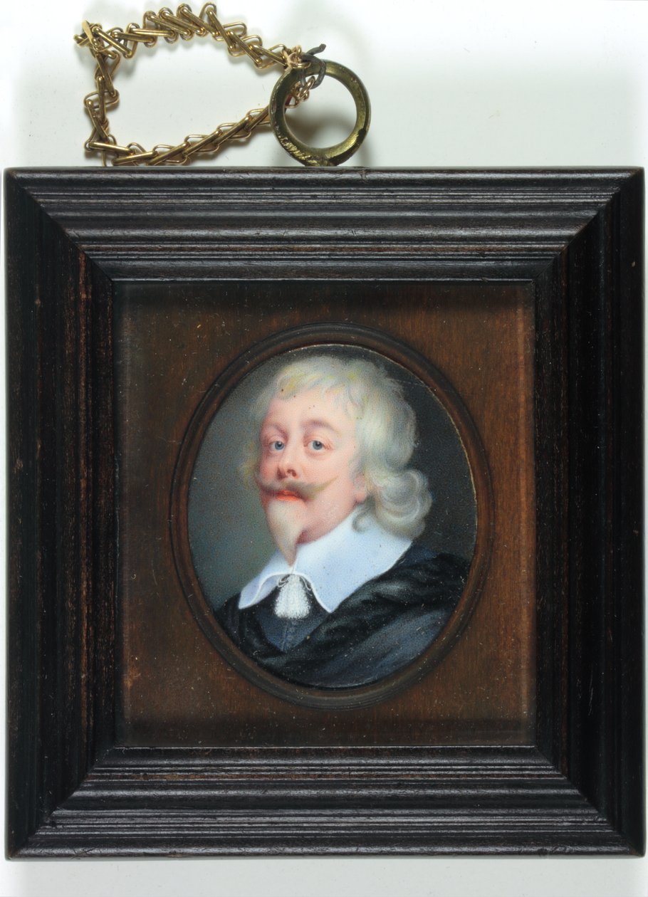Sir Edward Littleton, Lord Littleton of Munslow (emalia) autorstwa Louis du (attr.to) Guernier