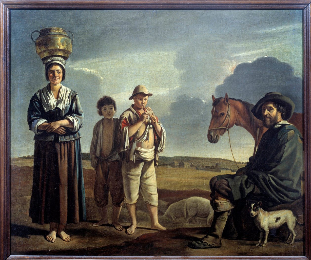 Zatrzymanie zegarmistrza Obraz Louisa le Nain autorstwa Louis le Nain