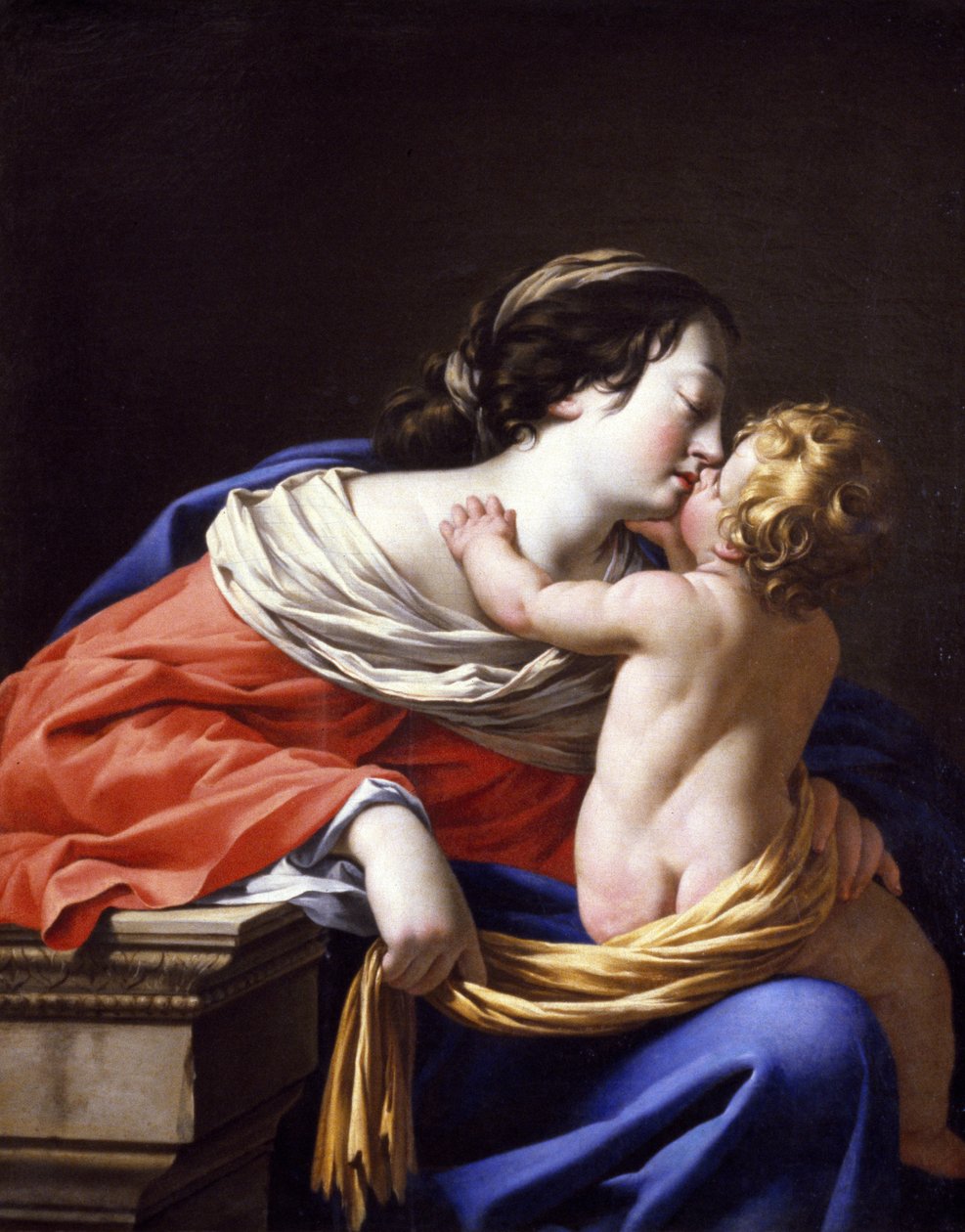 Madonna z Dzieciątkiem, ok. 1635-1640 (olej na płótnie) autorstwa Louis the Elder Boullogne