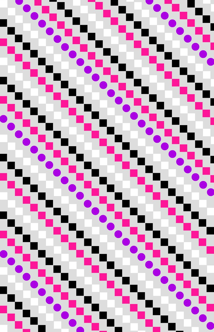 Boxed Stripe, 2014 (media cyfrowe) autorstwa Louisa Hereford