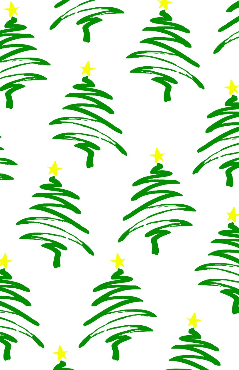 Funky Christmas Trees, 2017, media cyfrowe autorstwa Louisa Hereford