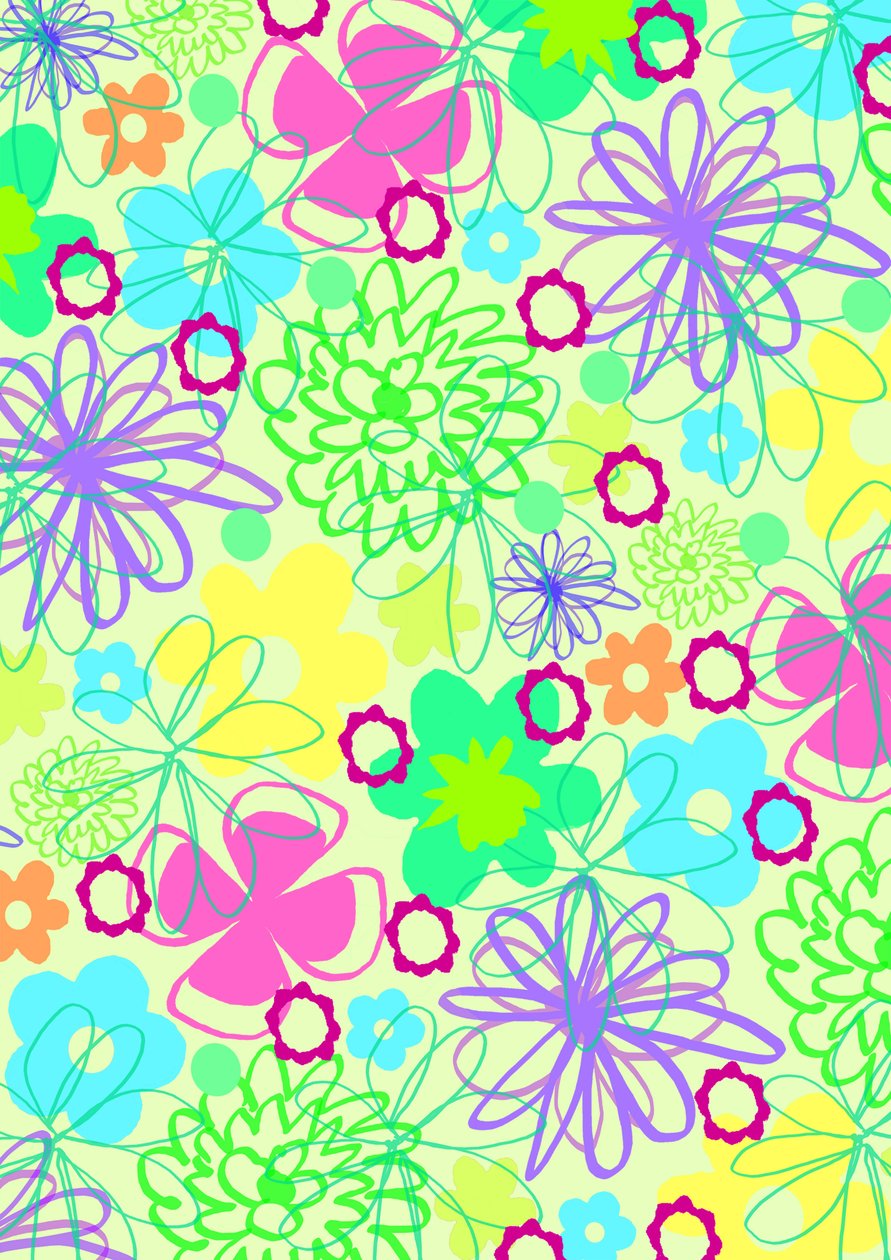 Graficzne Kwiaty (cyfrowe) autorstwa Louisa Hereford