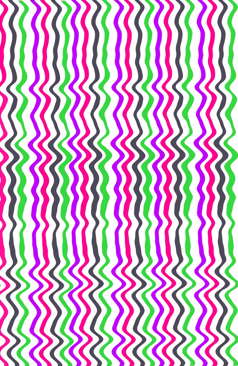 Falisty pasek, 2014 (media cyfrowe) autorstwa Louisa Hereford