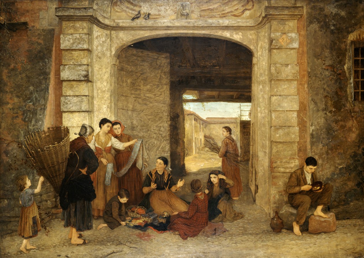 Kairat Wiecznych Drzwi, Lombardia, 1876 r. autorstwa Louisa Starr