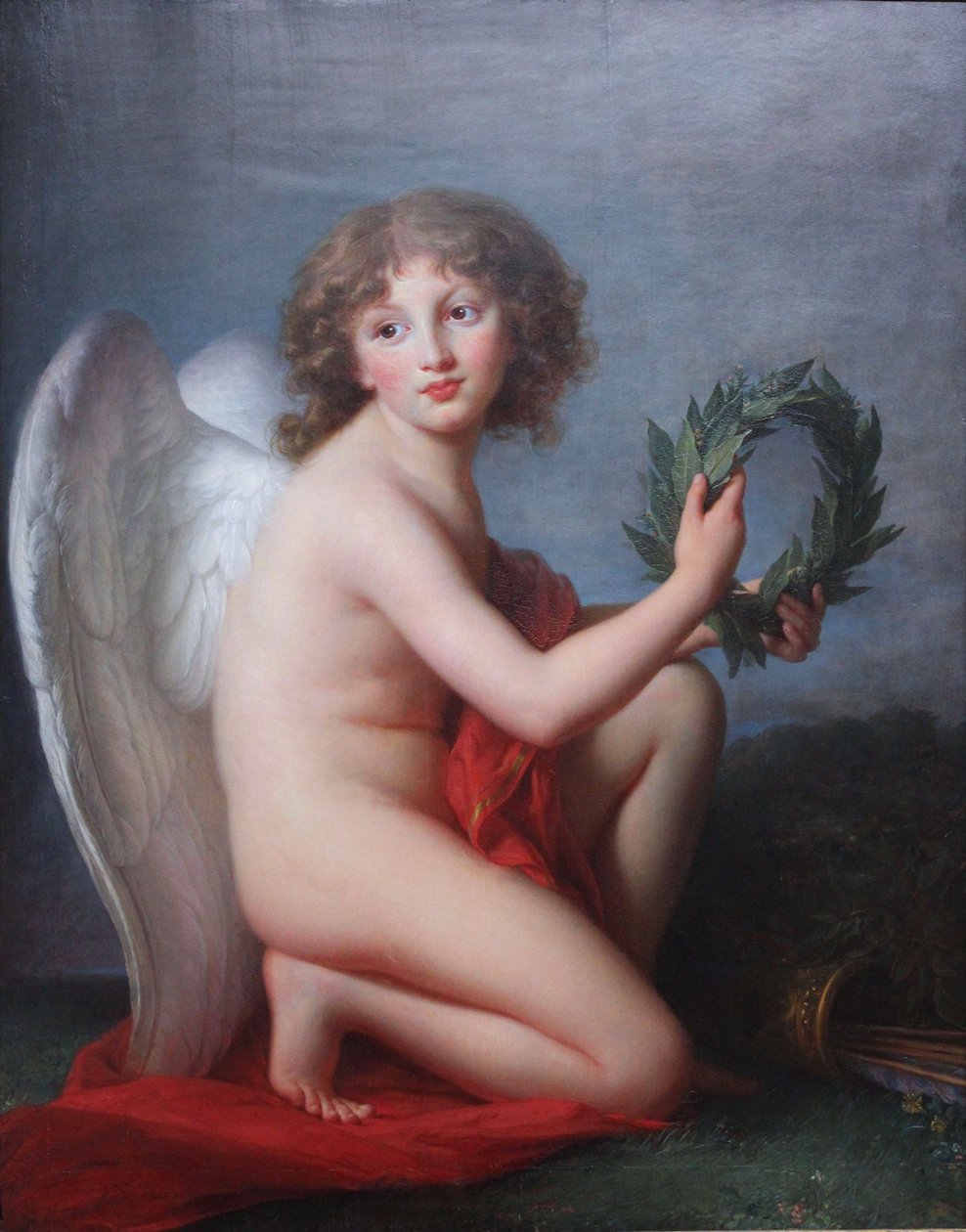 Portret księcia Henryka Lubomirskiego jako geniusza sławy autorstwa Elisabeth Louise Vigee Lebrun
