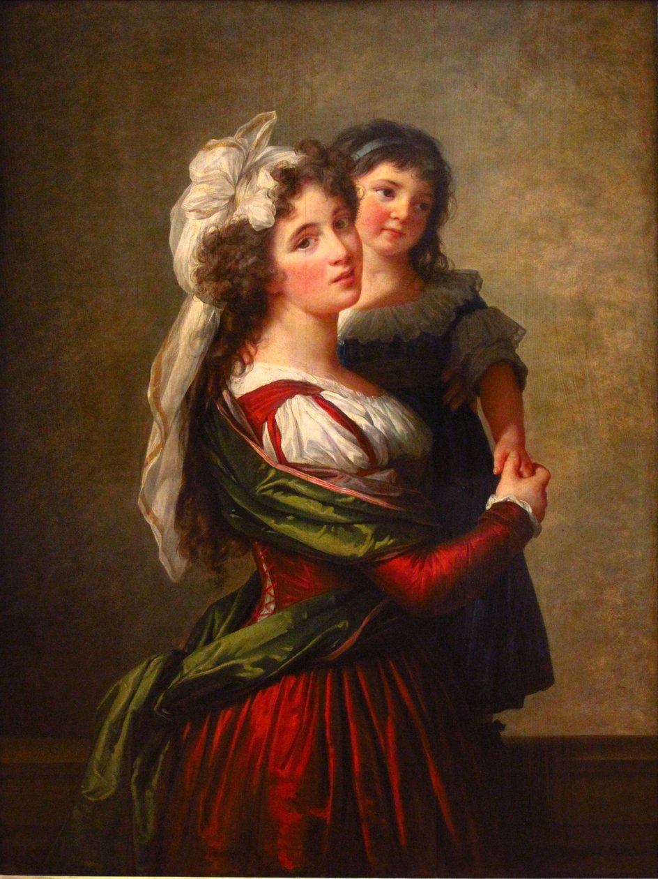 Madame Rousseau i jej córka autorstwa Elisabeth Louise Vigee Lebrun