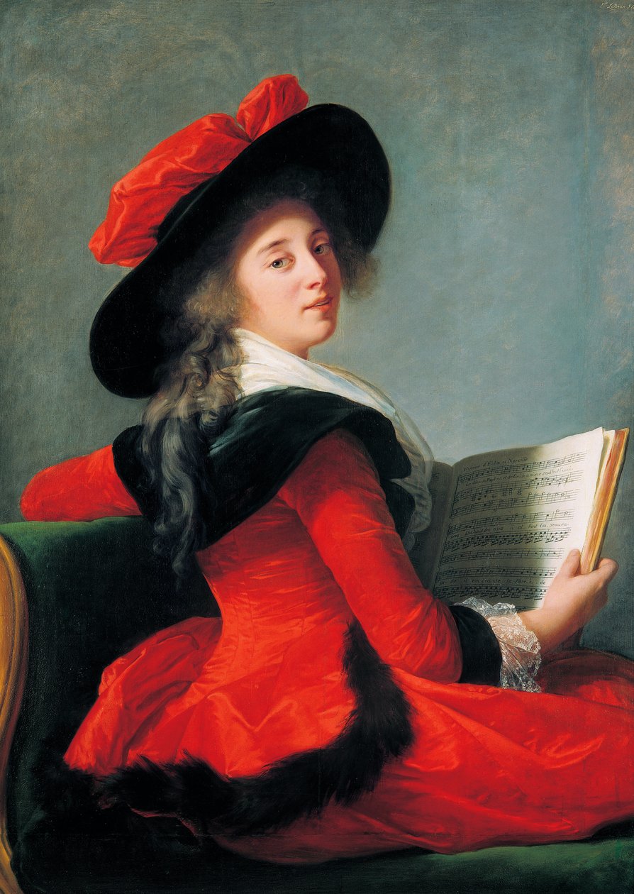 Portret baronowej de Crussol autorstwa Elisabeth Louise Vigee Lebrun