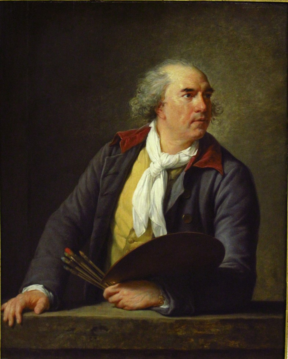 Portret Huberta Roberta (1733-1808), francuskiego malarza autorstwa Elisabeth Louise Vigee Lebrun
