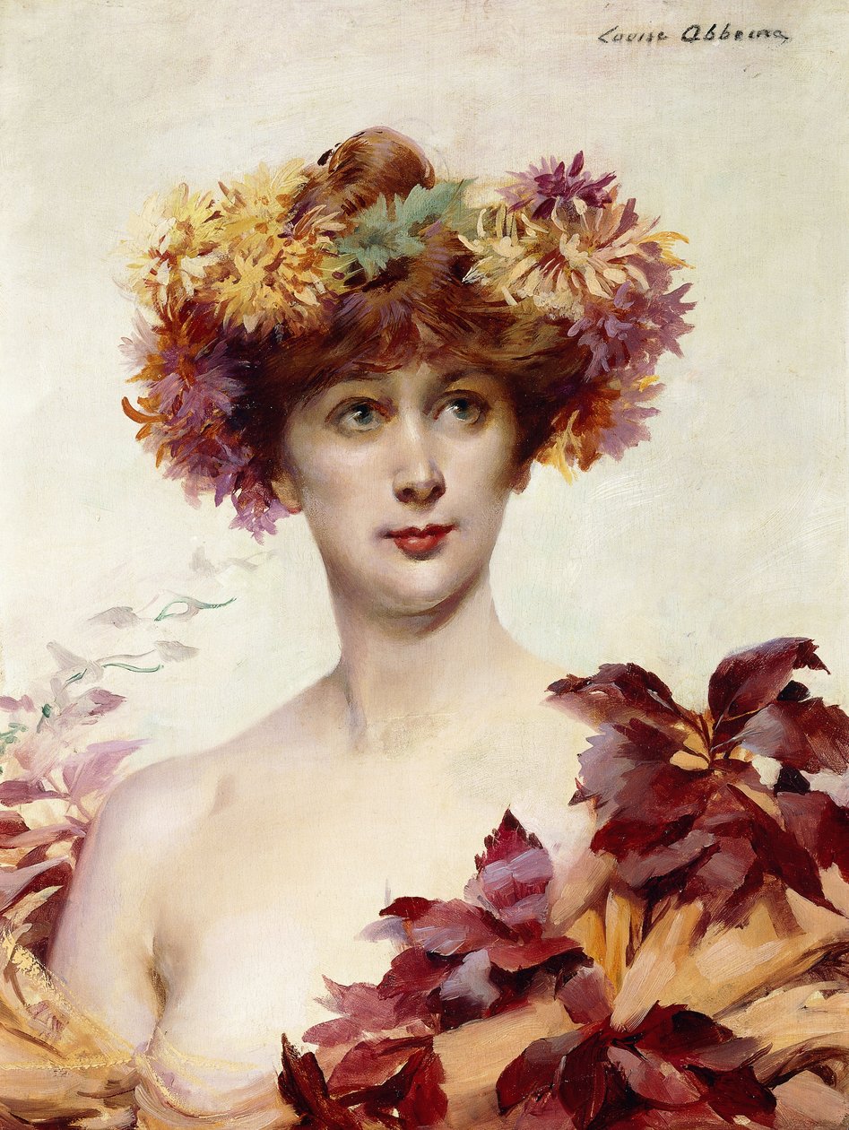 Portret Sary Bernhardt, autorstwa Louise Abbéma