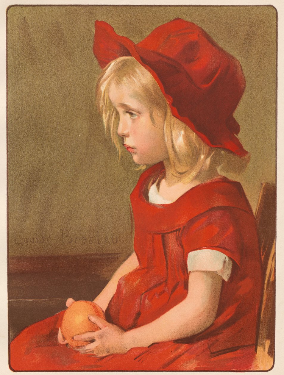 Dziewczyna z Orange, 1899. autorstwa Louise Breslau