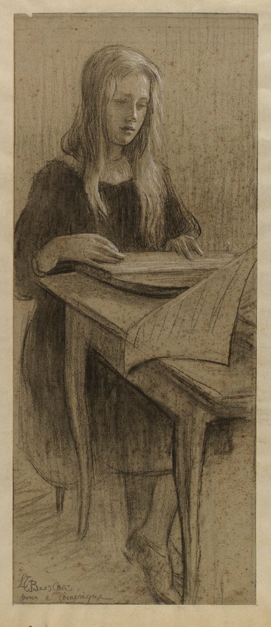 Uczennica autorstwa Louise Breslau