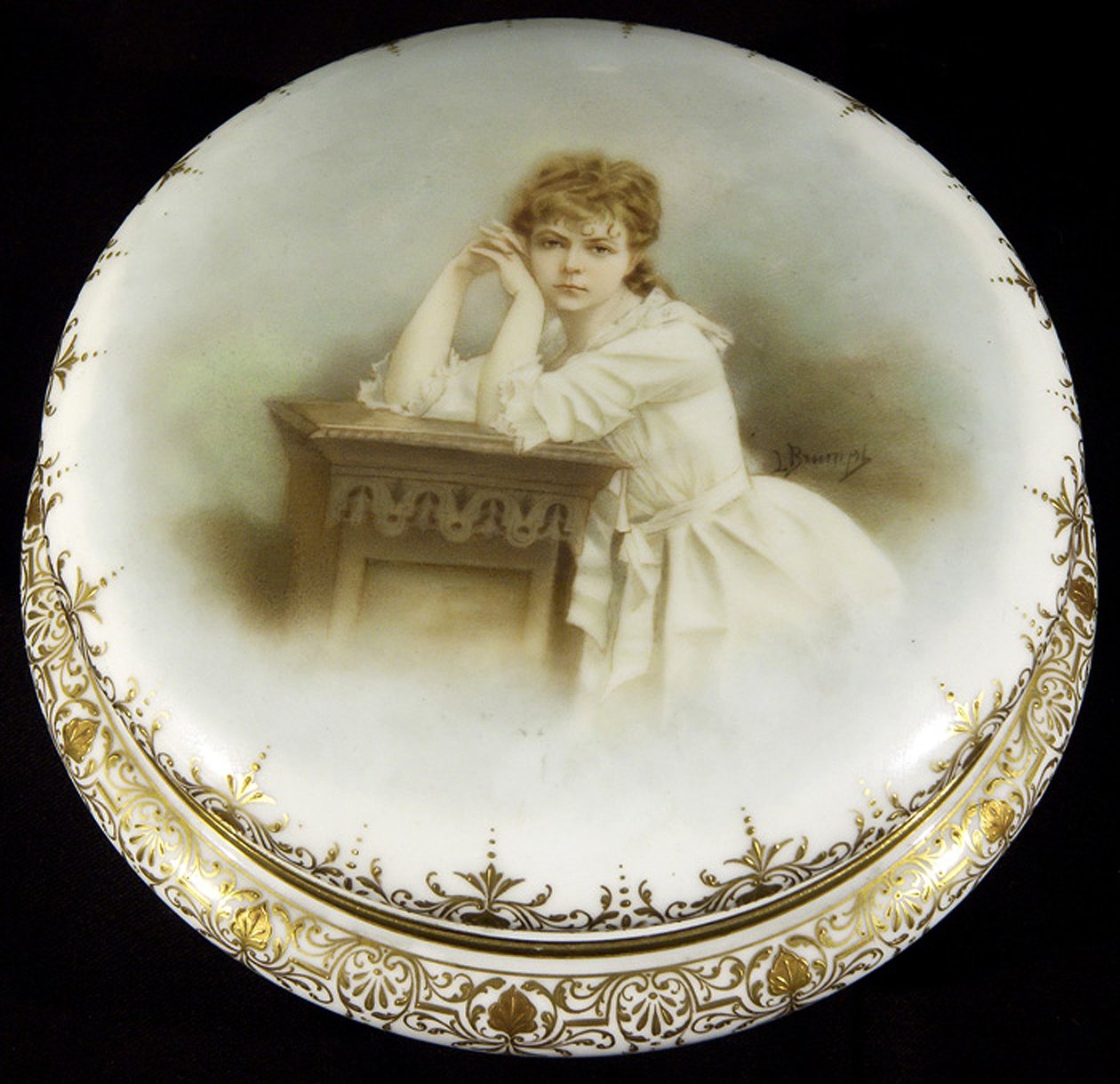 Bonbonnière Marie Bashkirtseff autorstwa Marie Louise Catherine Breslau