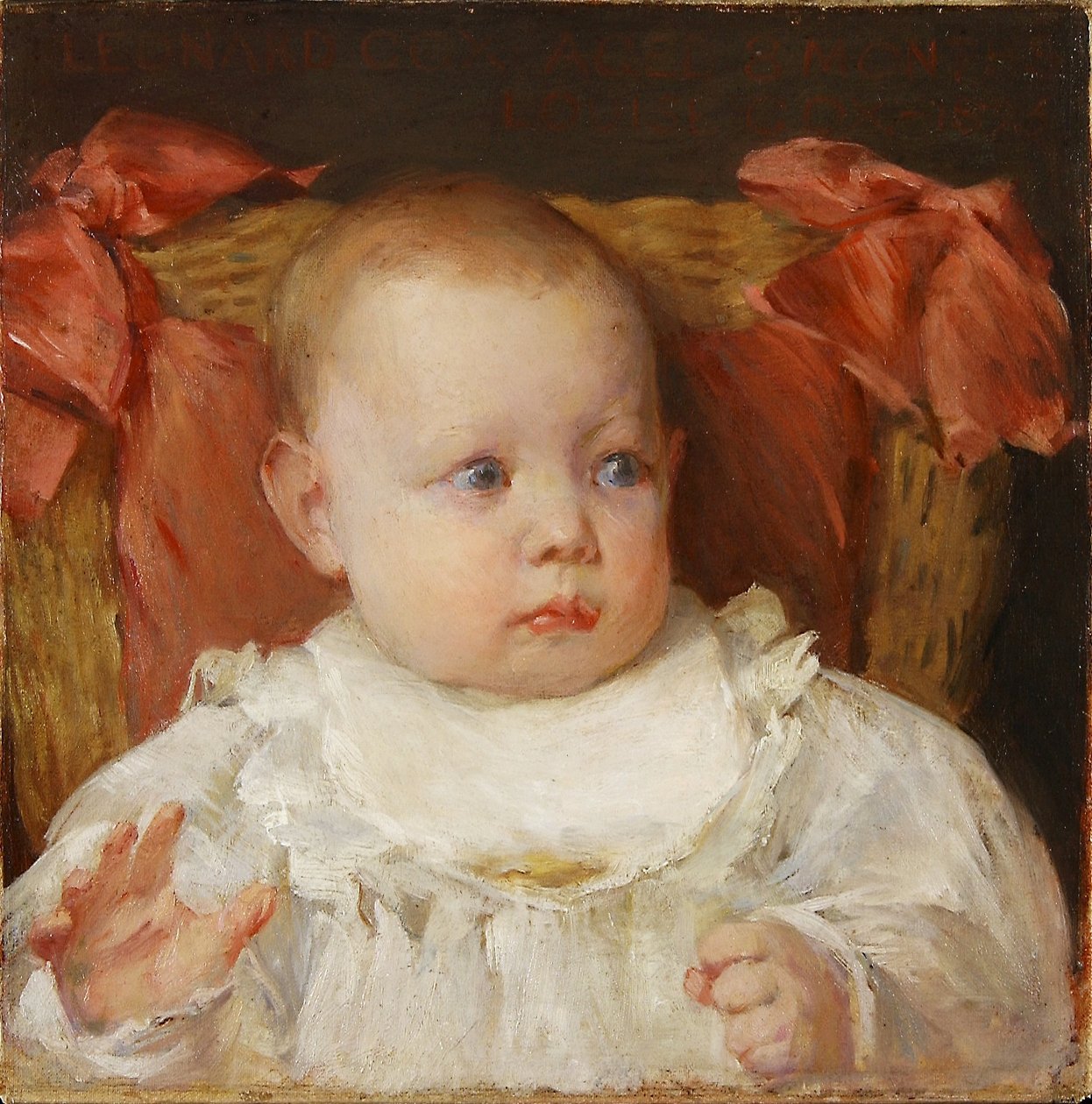 Portret Leonarda Coxa autorstwa Louise Cox