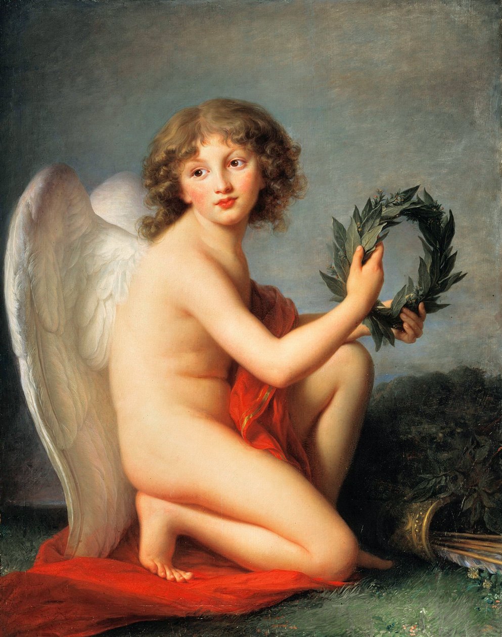 Henryk Lubomirski 1777-1850 jako Geniusz Sławy, 1789. autorstwa Elisabeth Louise Vigee Lebrun