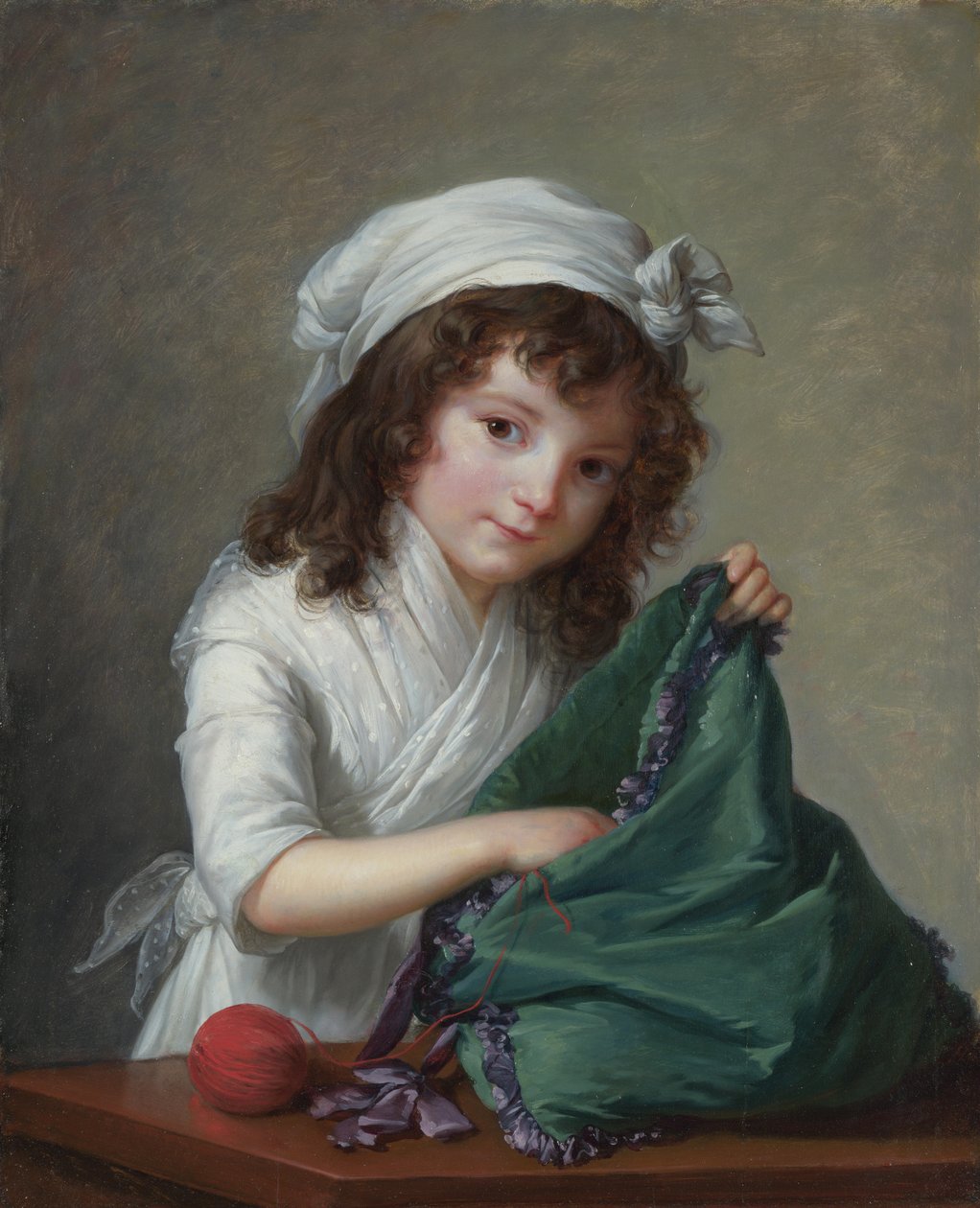 Mademoiselle Alexandrine-Emilie Brongniart, 1788. autorstwa Elisabeth Louise Vigee Lebrun