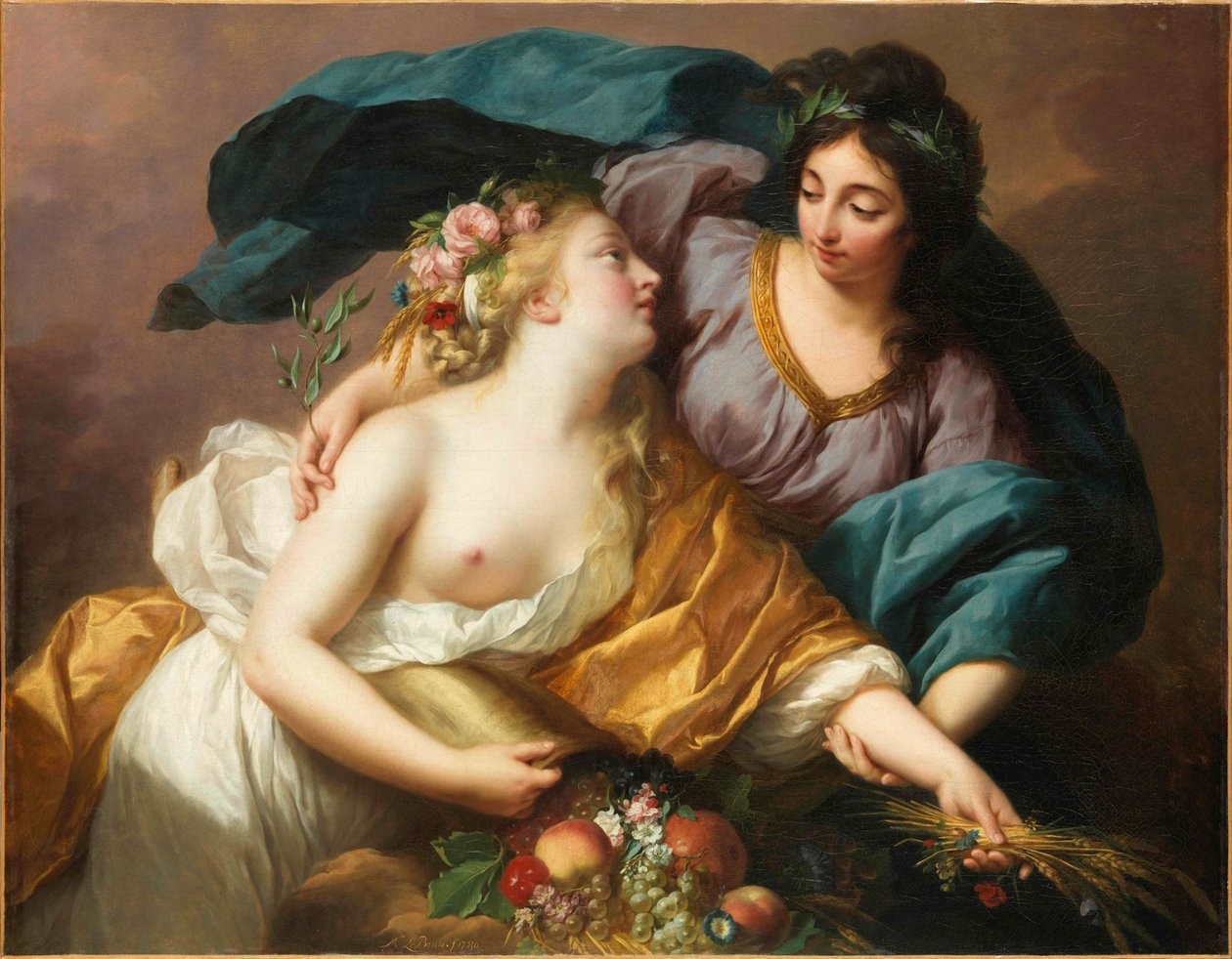 Pokój przywracający obfitość Pokój przywracający obfitość, 1780. autorstwa Elisabeth Louise Vigee Lebrun