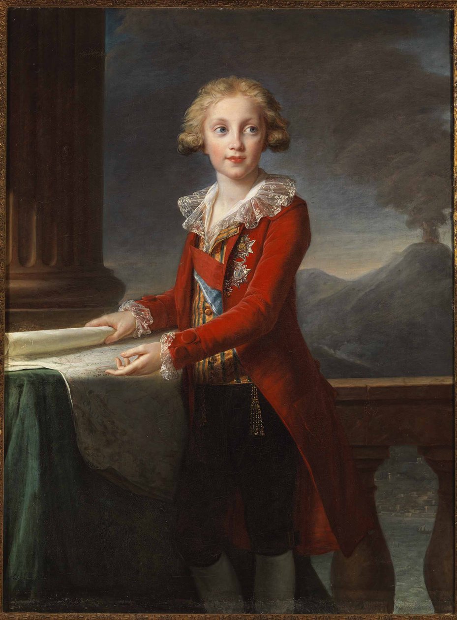 Portret króla Franciszka I z Obojga Sycylii 1777-1830 , 1790. autorstwa Elisabeth Louise Vigee Lebrun