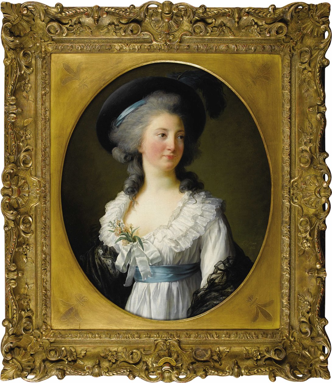 Portret Madame de Moreton hrabiny Chabrillan, 1782. autorstwa Elisabeth Louise Vigee Lebrun