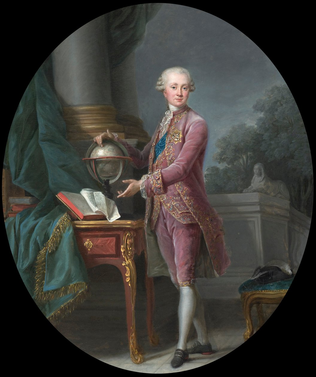 Portret księcia Karola Heinricha von Nassau-Siegen 1743-1808, 1776. autorstwa Elisabeth Louise Vigee Lebrun