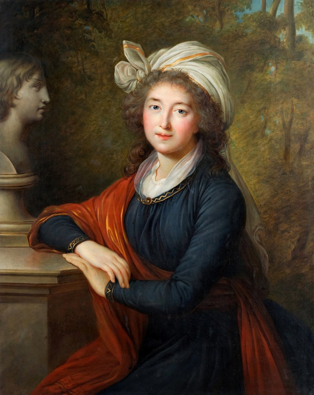 Portrait of Princess Elzbieta Izabela Lubomirska, née Countess Czartoryska 1736-1816, 1793. autorstwa Elisabeth Louise Vigee Lebrun