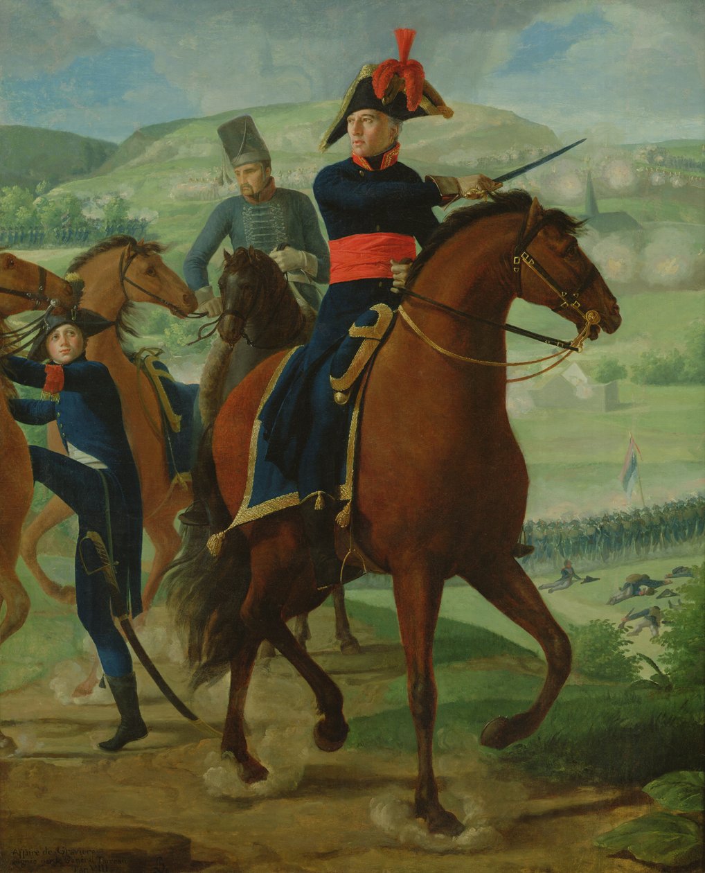 Generał Louis Marie Turreau de Garambouville (1756-1816) w sprawie Gravieres, 1800 (patrz także 192172) autorstwa Louise Marie Jeanne Hersent