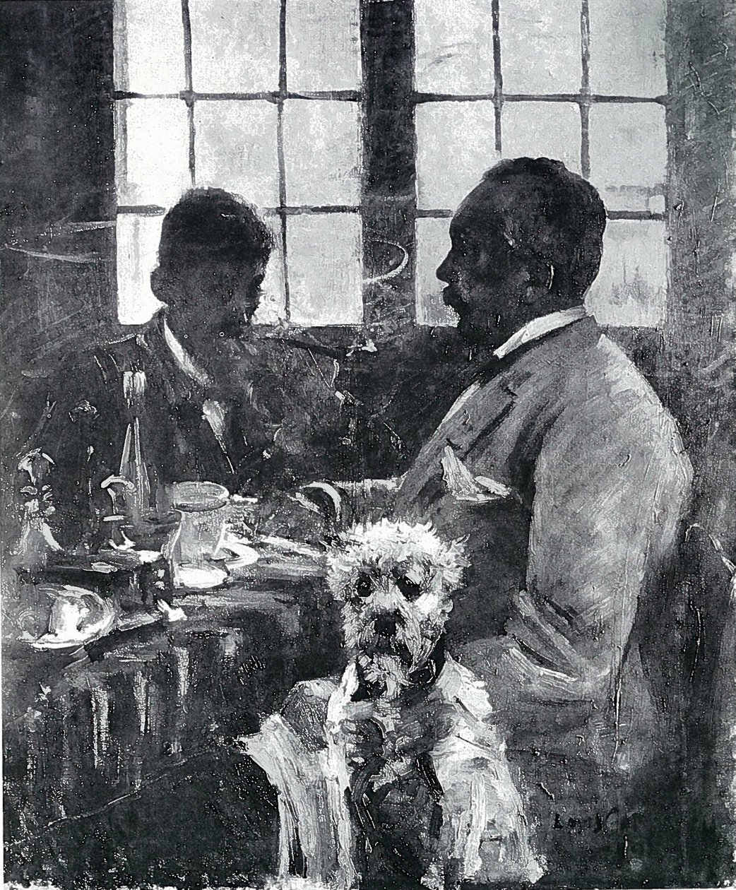 Am Frühstuckstischn autorstwa Lovis Corinth
