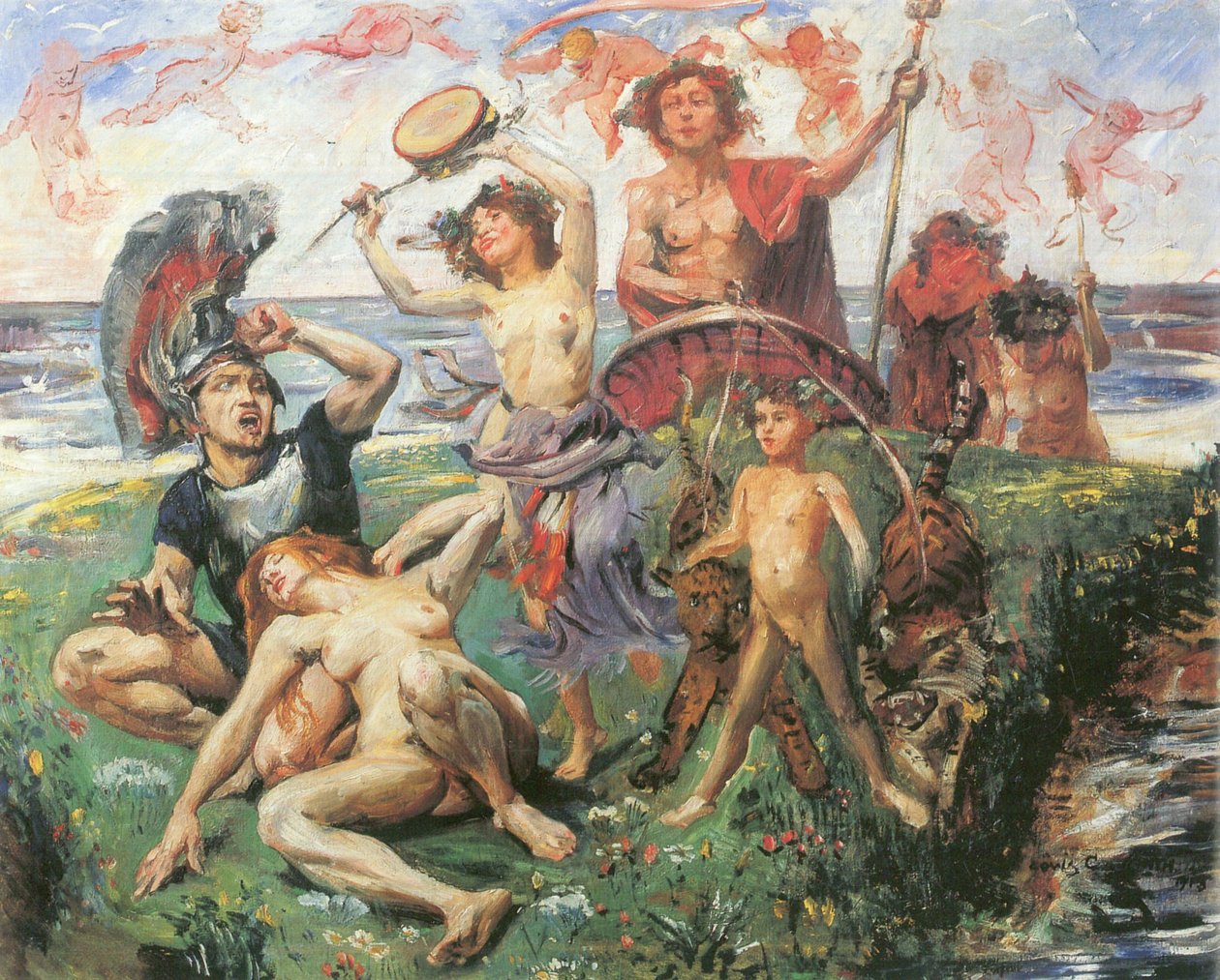 Ariadna na Naksos autorstwa Lovis Corinth