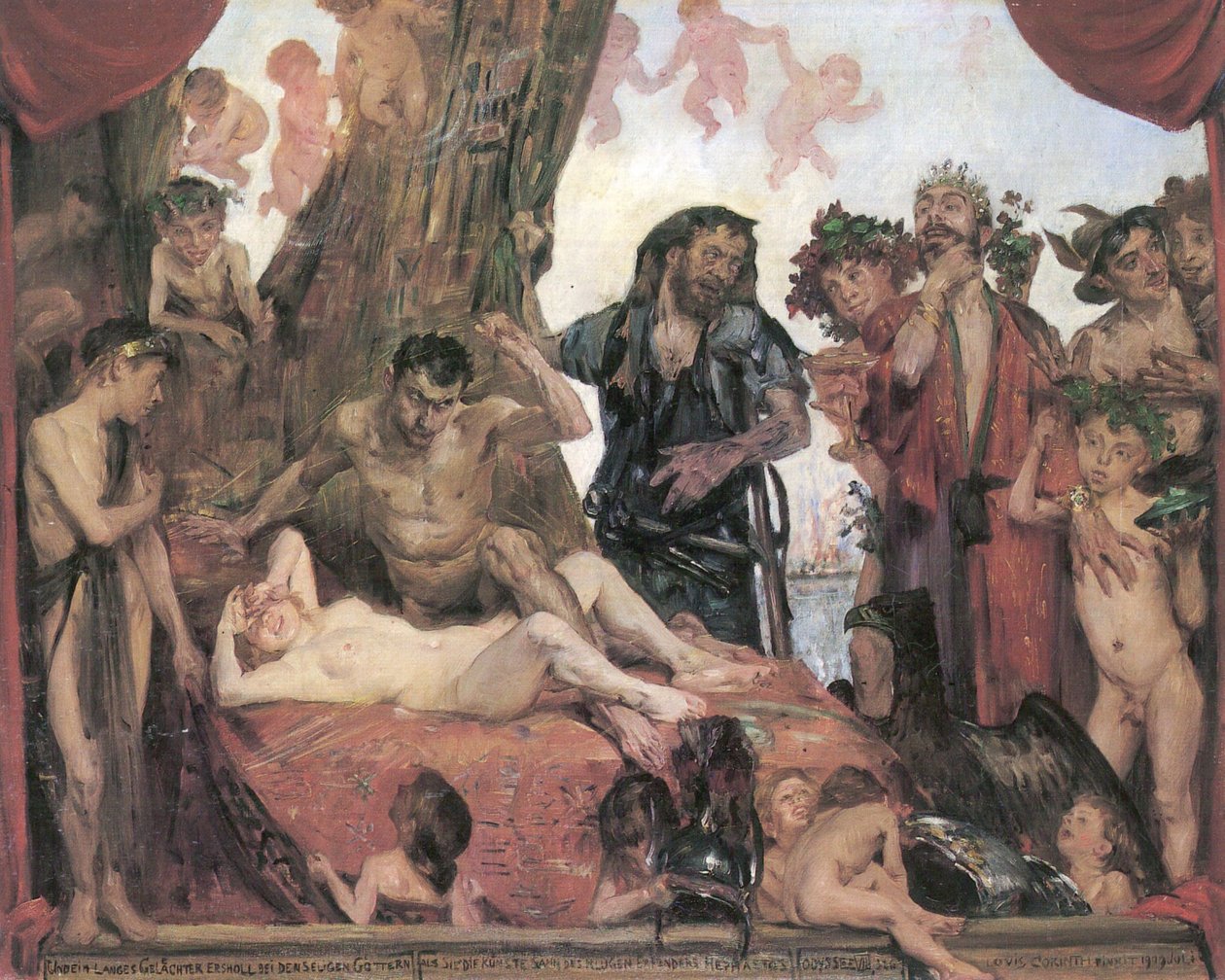 Homerowski śmiech autorstwa Lovis Corinth