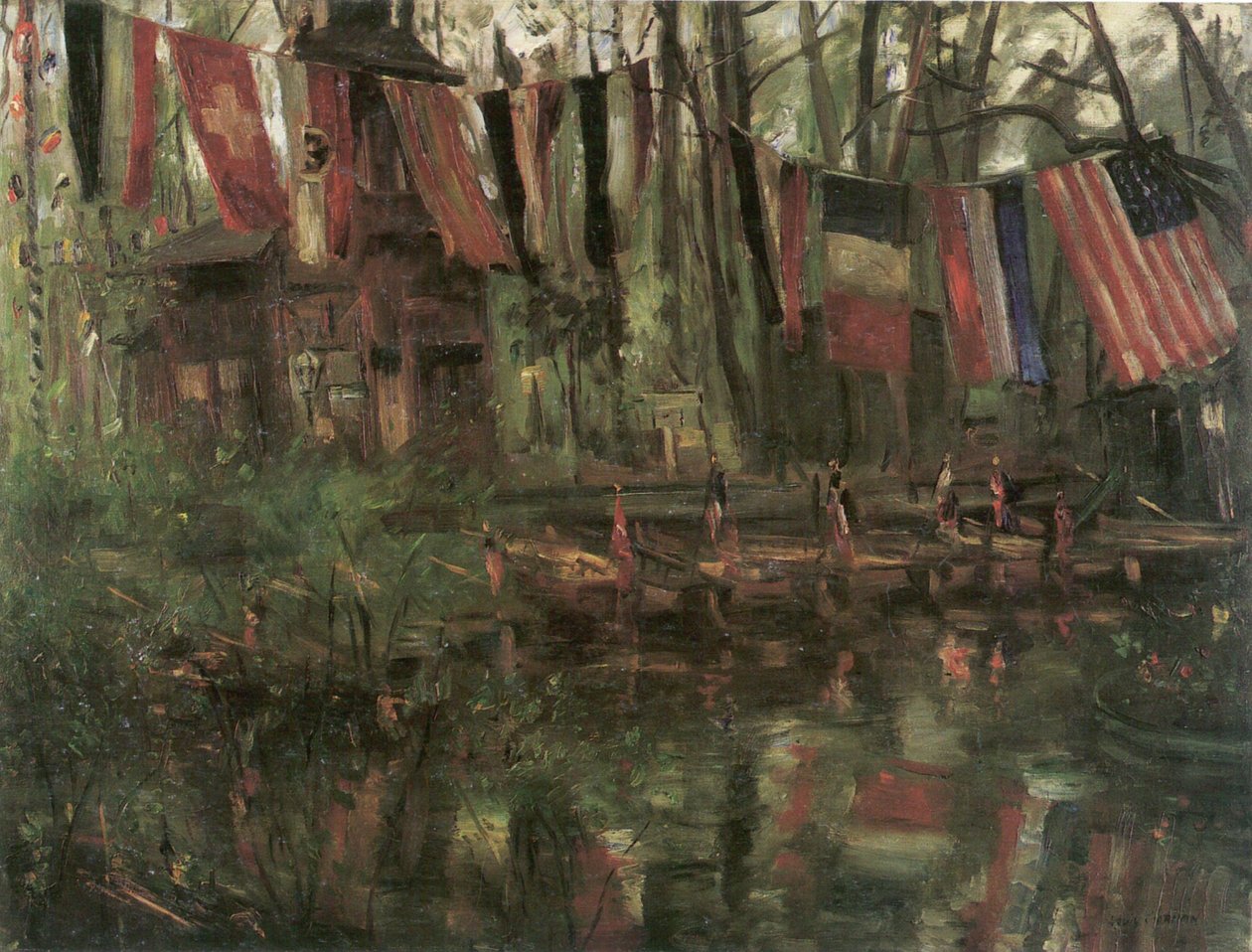 Nowe jezioro w berlińskim Tiergarten autorstwa Lovis Corinth