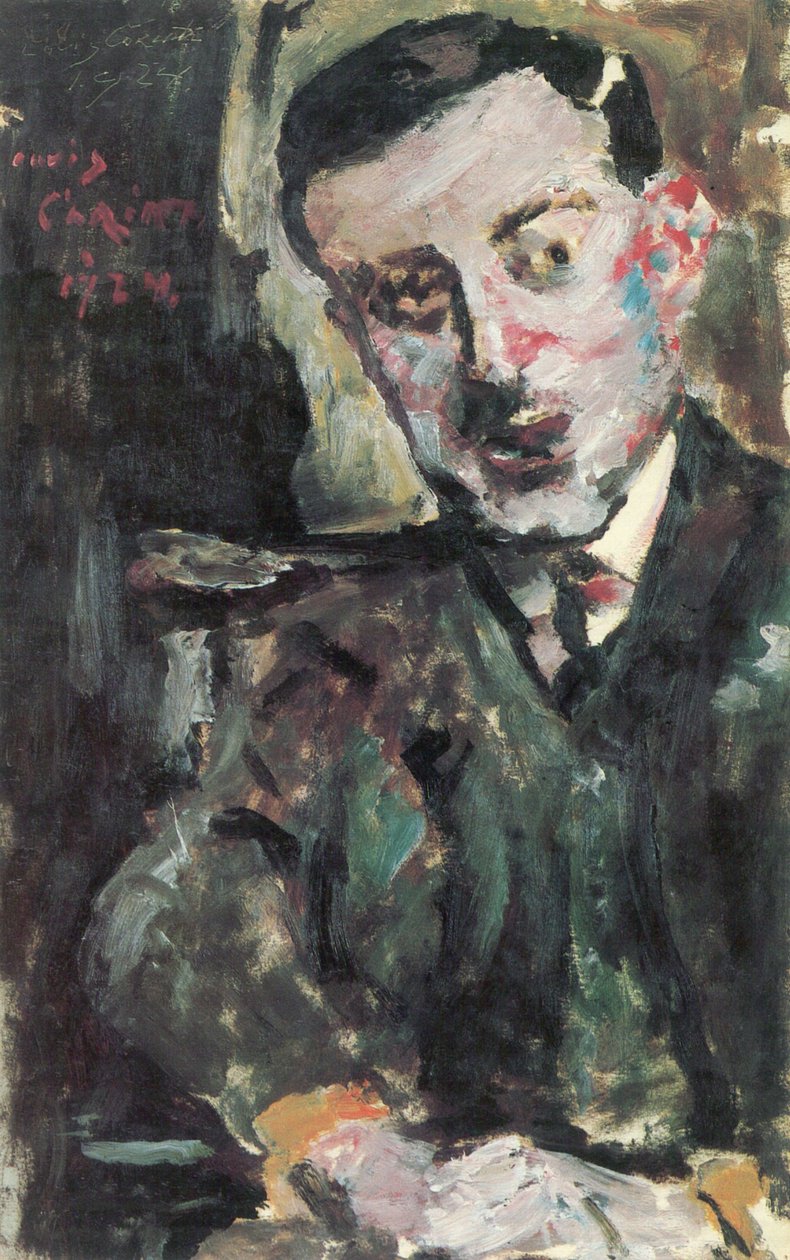 Dr Arthur Rosen im Stuhl autorstwa Lovis Corinth