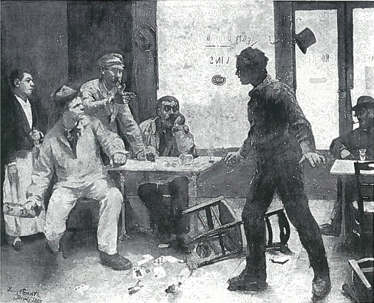 Karciani autorstwa Lovis Corinth