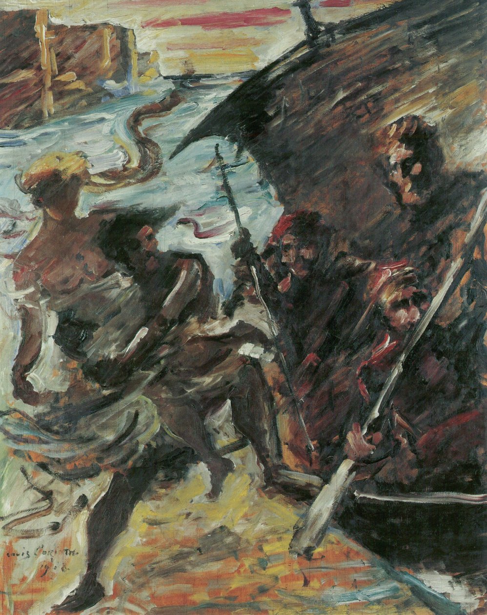 Rabunek kobiet autorstwa Lovis Corinth