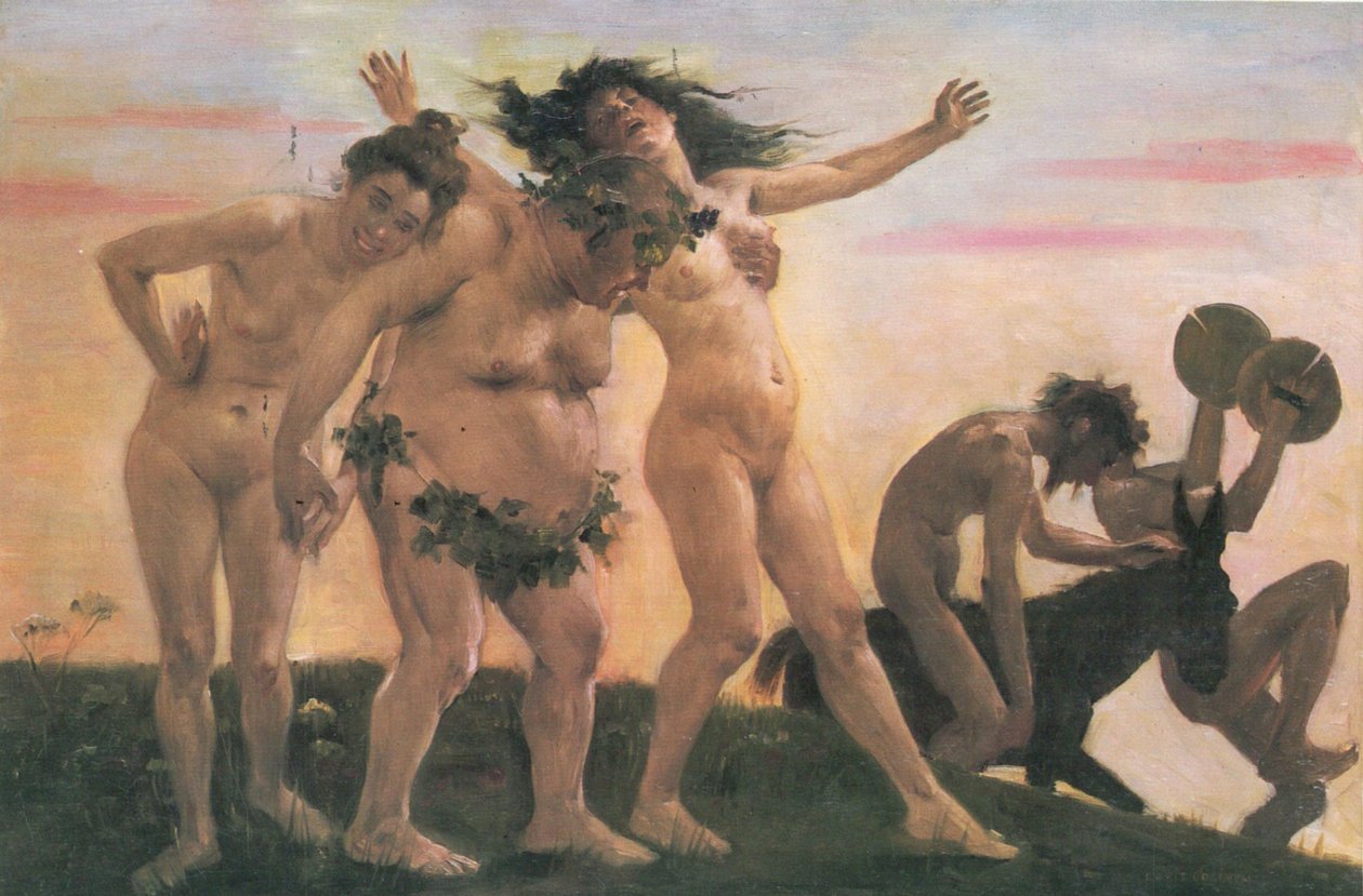 Bachantki wracają do domu autorstwa Lovis Corinth