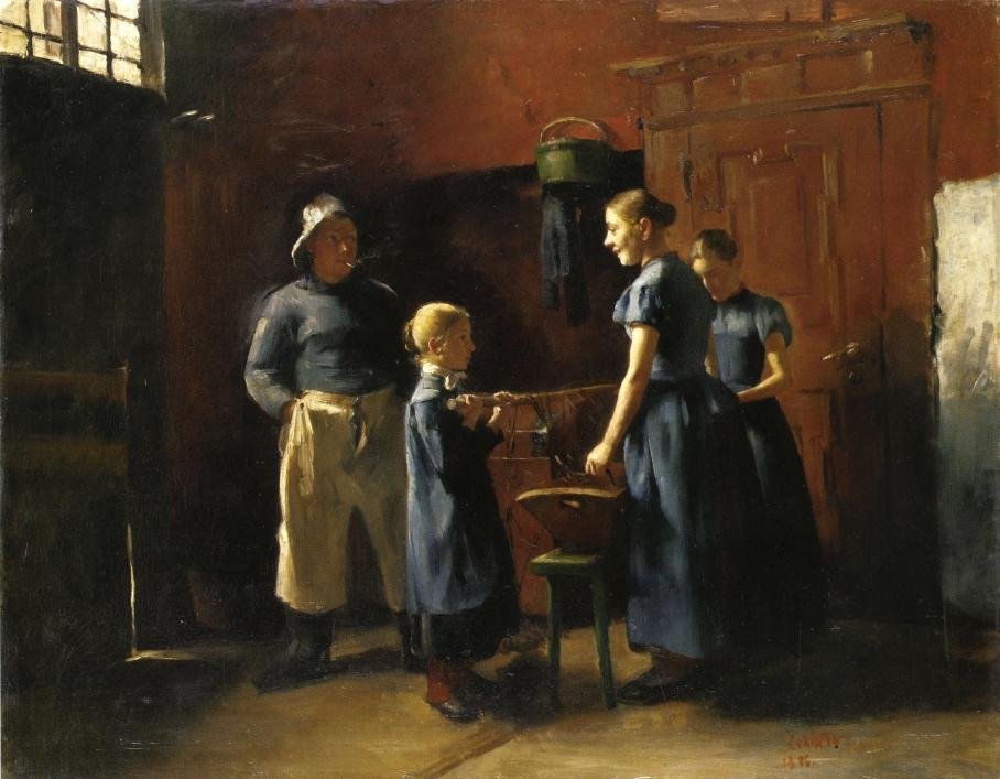 W domu rybaka autorstwa Lovis Corinth