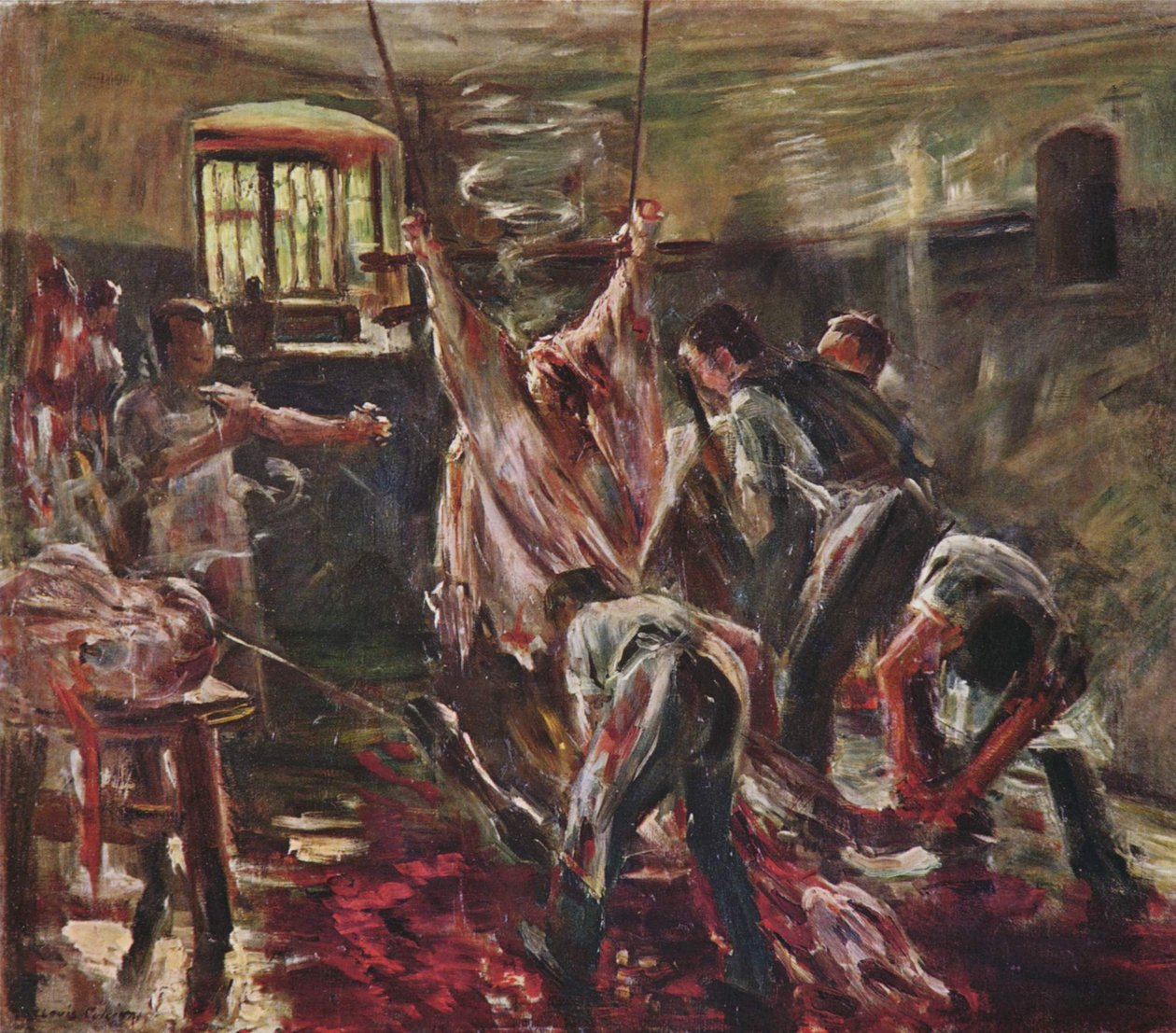 W rzeźni autorstwa Lovis Corinth