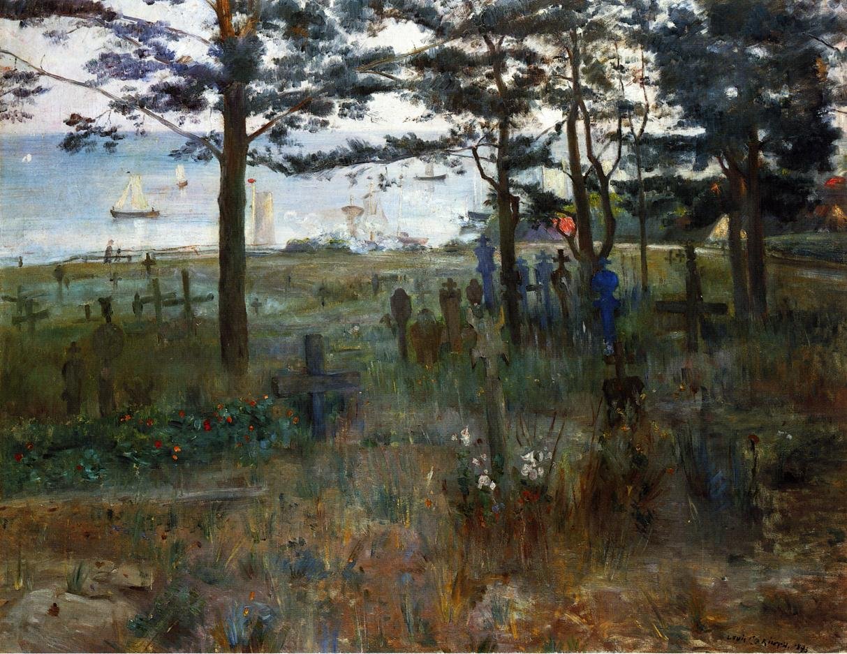 Kirchhof w Niddenn autorstwa Lovis Corinth
