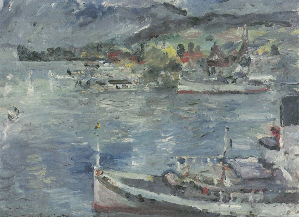 Jezioro Czterech Kantonów rano autorstwa Lovis Corinth