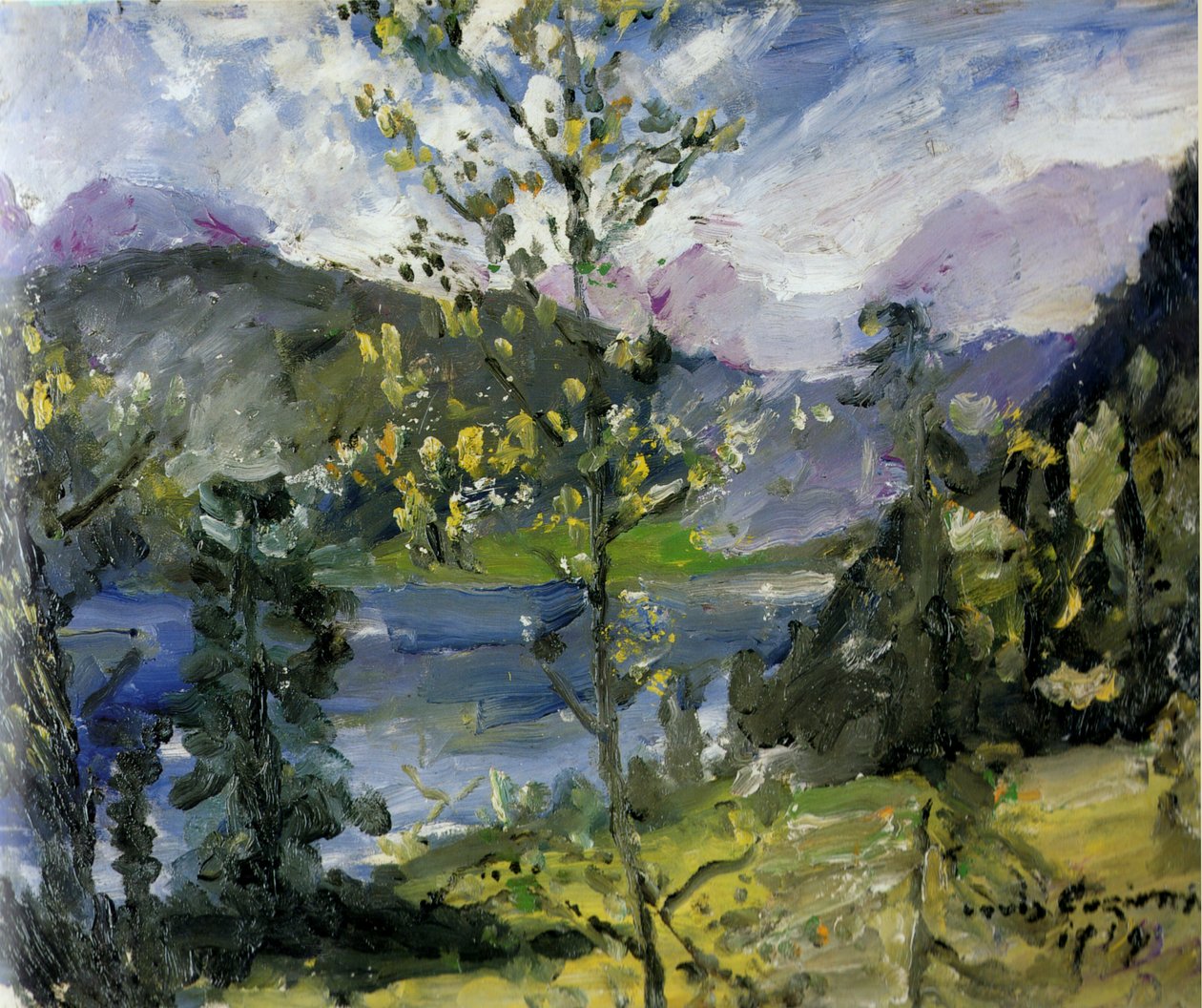Październikowy śnieg w Walchensee autorstwa Lovis Corinth