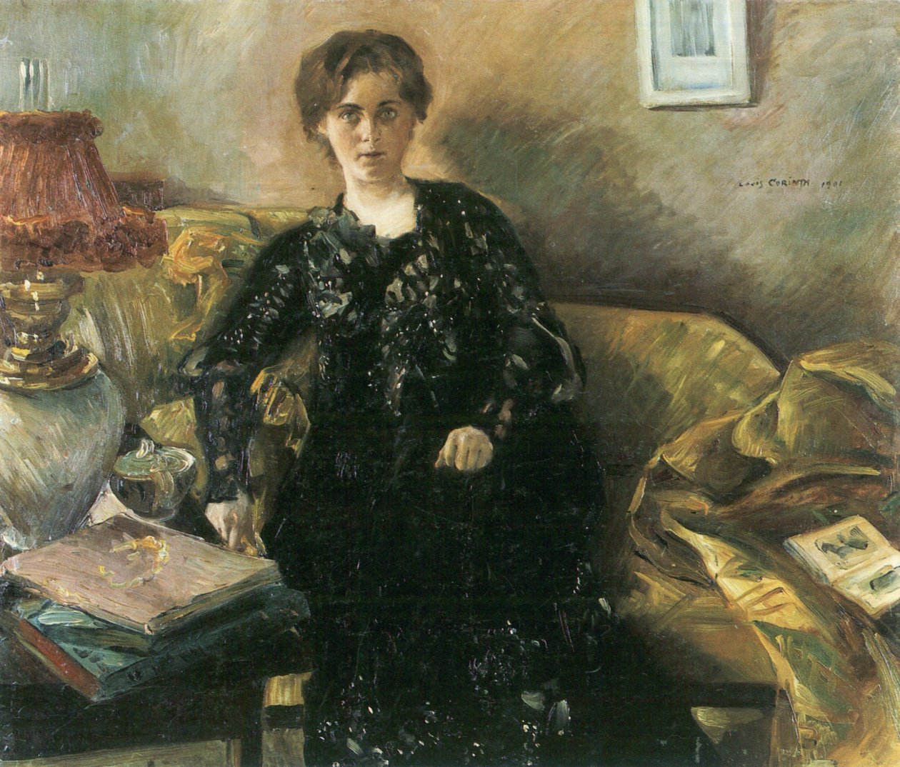 Portret pani Korfiz Holmn autorstwa Lovis Corinth