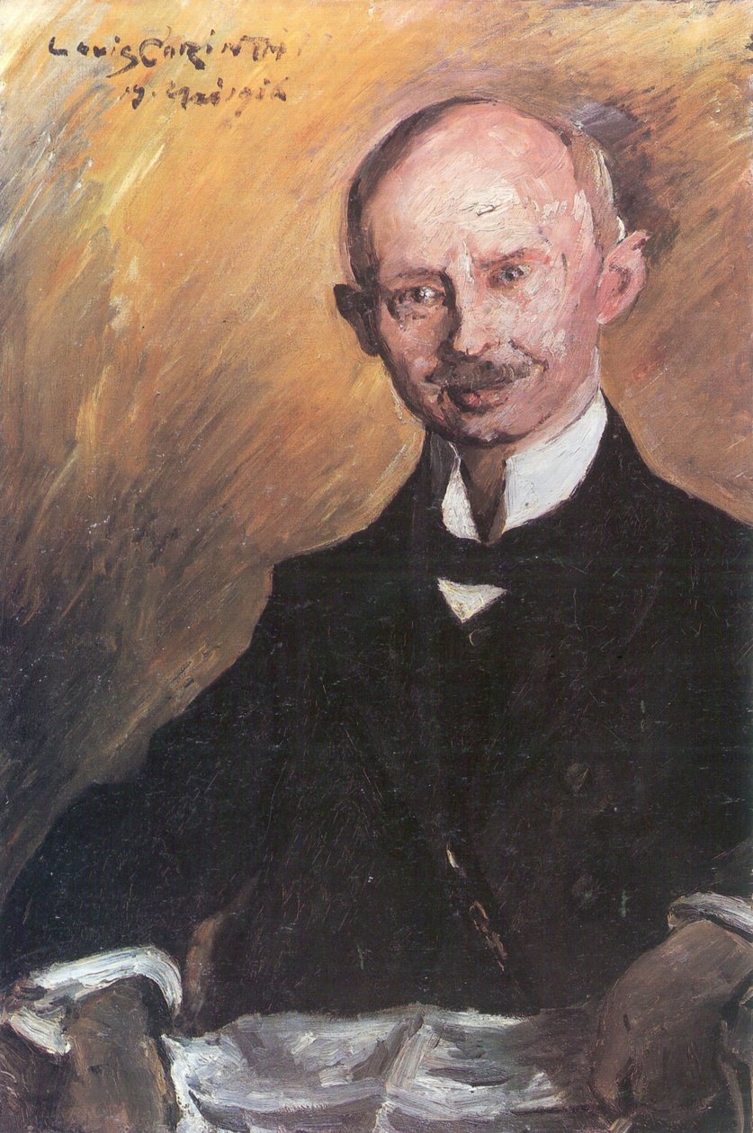 Portret Otto Wintera aptekarza z Hanoweru autorstwa Lovis Corinth