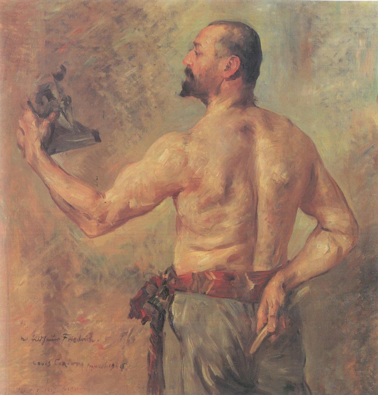 Portret rzeźbiarza Friedricha autorstwa Lovis Corinth